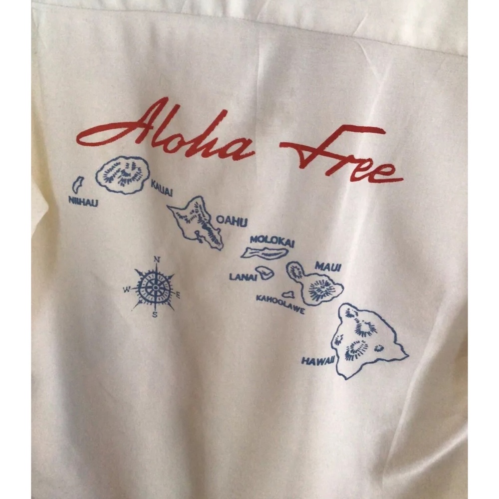Aritzia Wilfred Free “Aloha  Free” Hawaii Button Front Relaxed Fit Shirt XS